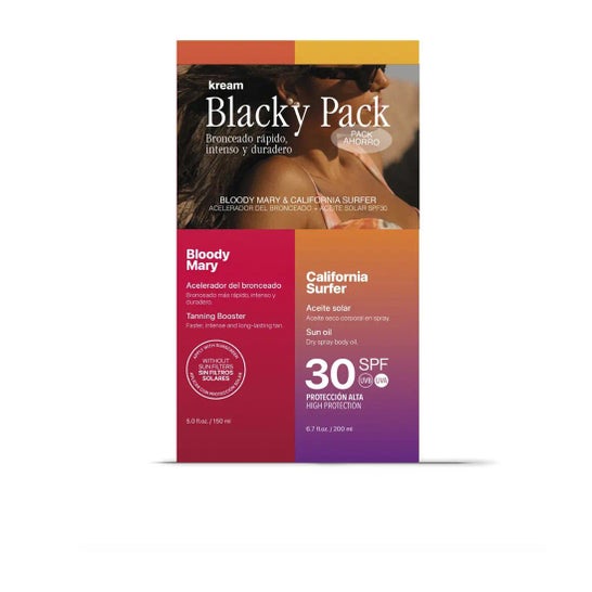 Kream Pack Protector Acel Blacky Bloody Mary+Cal SPF30 2 unités