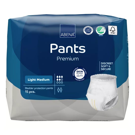 Abena Pants Premium Couches Absorbants Light Taille M 15uts