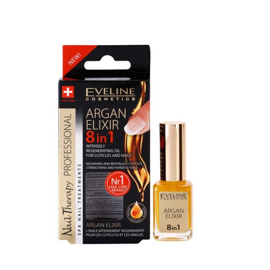 Eveline Cosmetics Nail Therapy Argan Elixir Cuticules et Ongles 12 ml