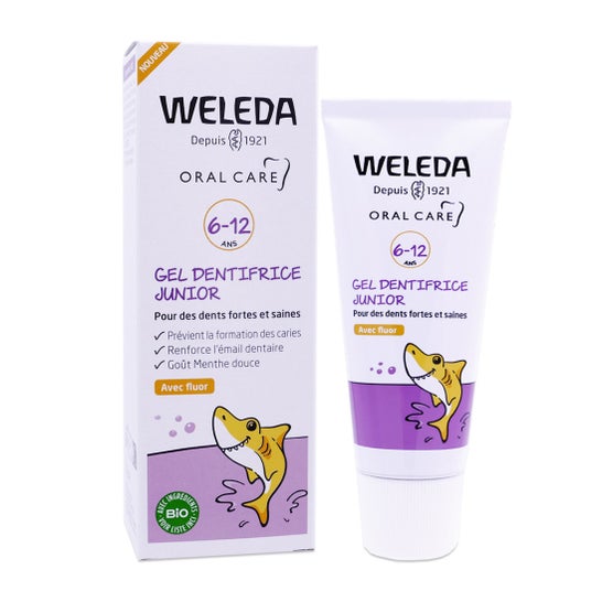 Weleda Gel Dentifrice Junior 6-12 Ans avec Fluor 50 ml