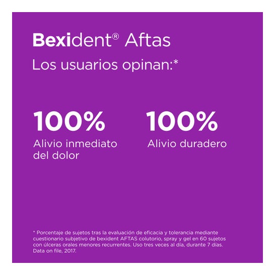 Bexident Aphtes Bain de Bouche 120 ml