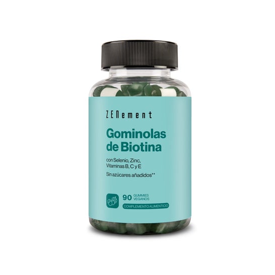 Zenement Biotine Sélénium Zinc Vit B C et E 90 Gommes Végétales