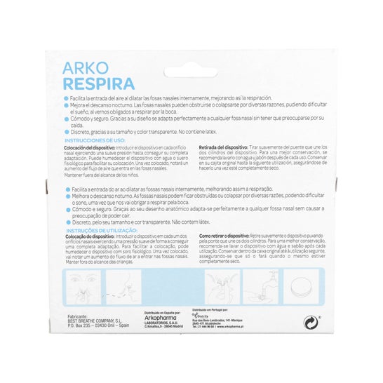 Dilatateur nasal anatomique Arko Respira 1 pc