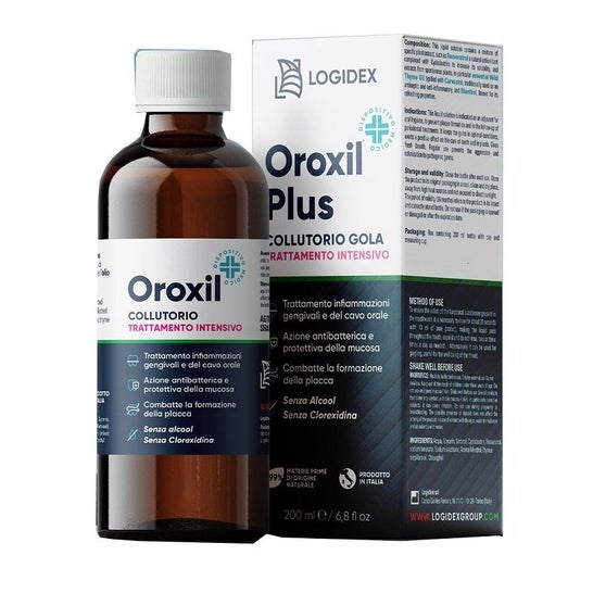 Logidex Oroxil Plus Bain de Bouche Gorge 200ml