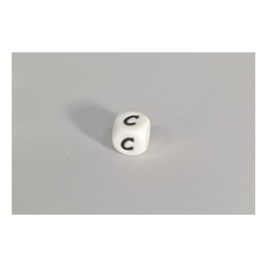 Irreversible Perle Silicone Pour Attache-Sucette Lettre C 1 unité