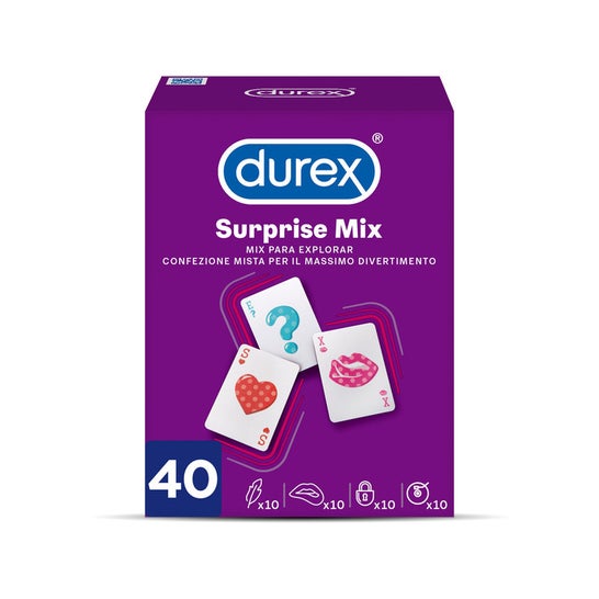 Durex Preservativos Mixto Surprise 40uds