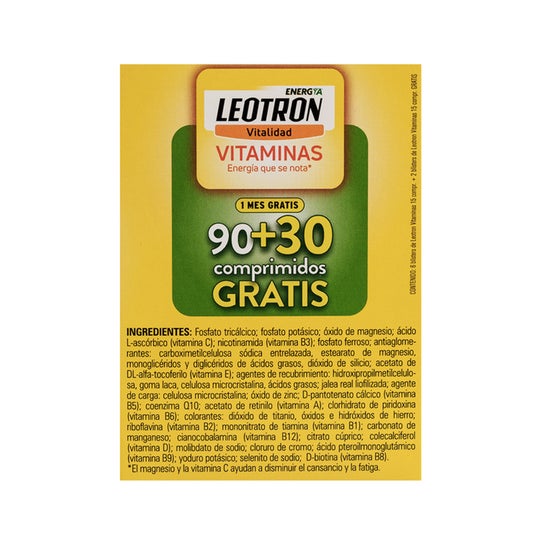 Vitamines Leotron 90comp + 30comp