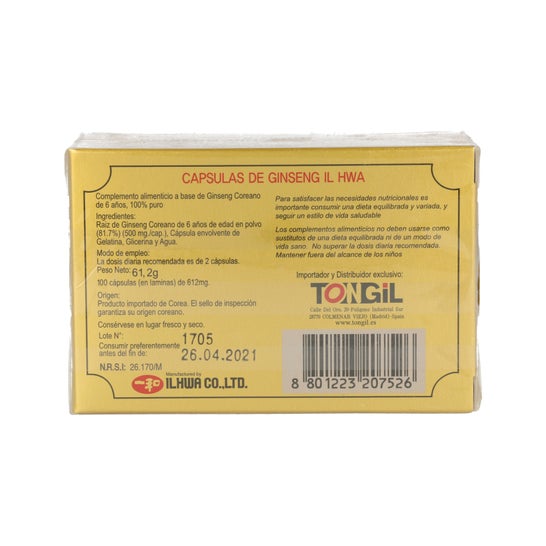 Tongil Ginseng 100caps *