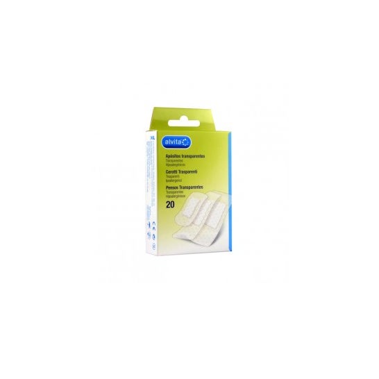 Alvita bandage adhésif transparent 20 Unités