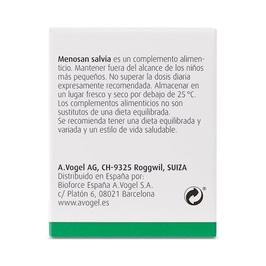 A. Vogel Ménosan Ménopause 30 Comprimés