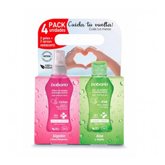 Gel assainissant pour le corps Babaria en pack de 400ml