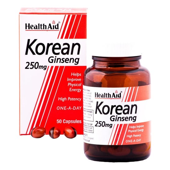 Health Aid Ginseng coréen 250mg 50caps