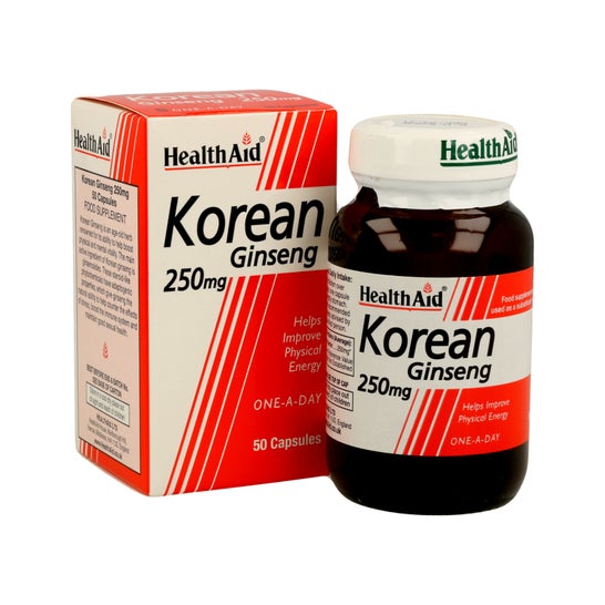 Health Aid Ginseng coréen 250mg 50caps