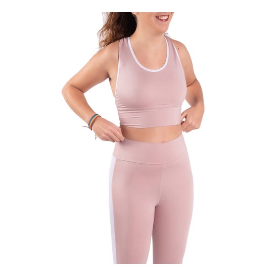 Anaissa Brassière Sport Bakasana Rose Taille M-L 1ut