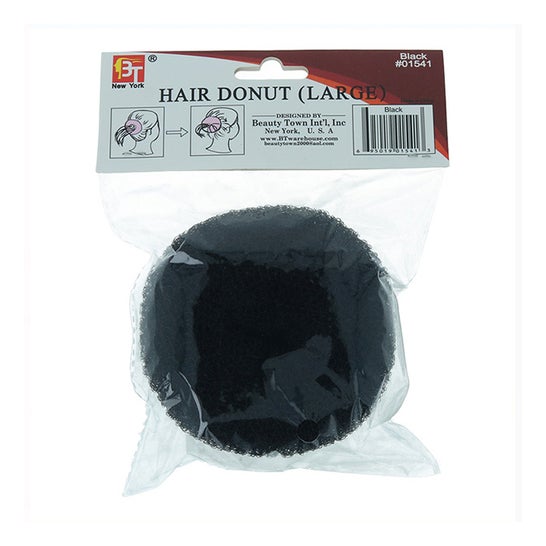 Beauty Town Chignon Donut Cheveux Long Noir 01541 1ut