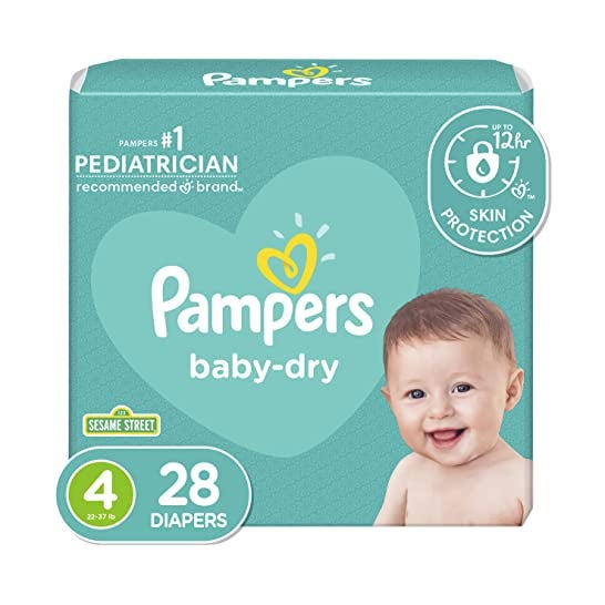 Pampers Baby Dry Couches Taille 2 Mini 28uts