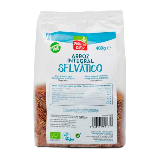 La Finestra sul Cielo Riz Complète Sélvatique Rouge Bio 400g