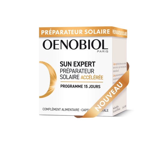 Oenobiol Sun Expert Préparation Solaire Accélérée 15 Capsules