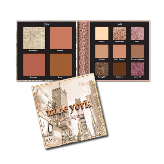 Rude Cosmetics Nude York Face Eye Palette d'Ombres à Paupières 25,3 g