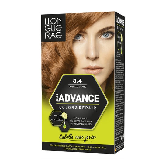 Teinture pour cheveux Llongueras Color Advance N8.4 Light Copper1ud
