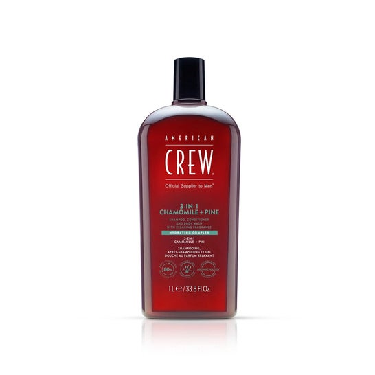 American Crew 3 em 1 Chamomile + Pine 450ml