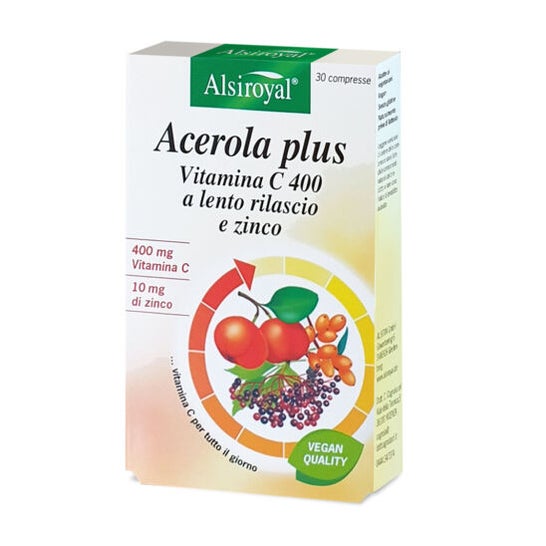 Alsiroyal Acérola Plus Vitamine C 400 30comp