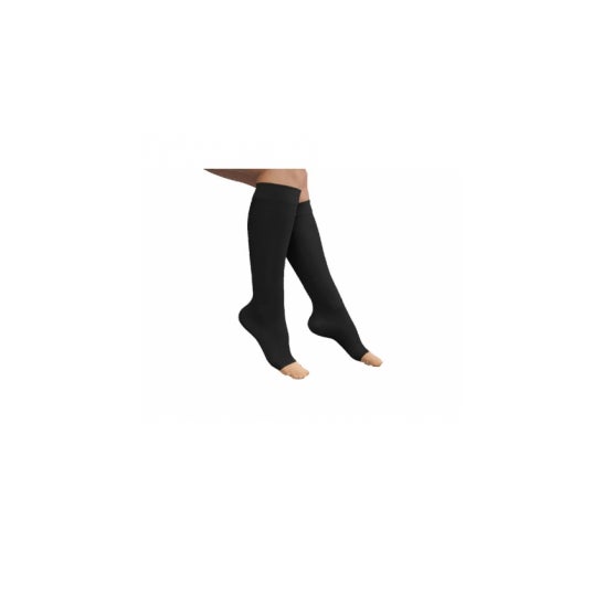Acheter un bas de compression court de couleur normale noir T-M 1ud