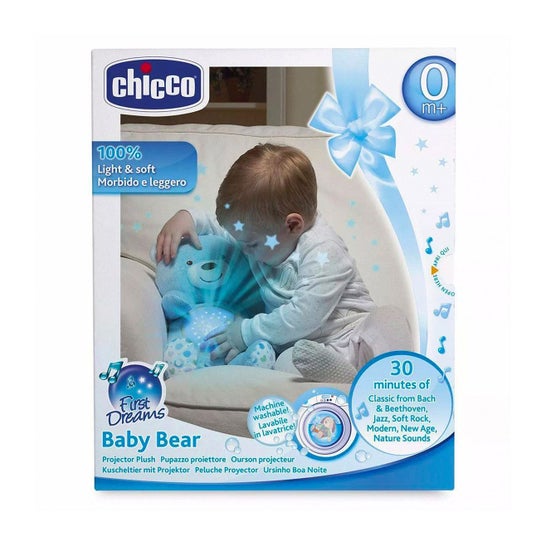 Chicco Baby Ours Peluche Projecteur Bleu 1ut