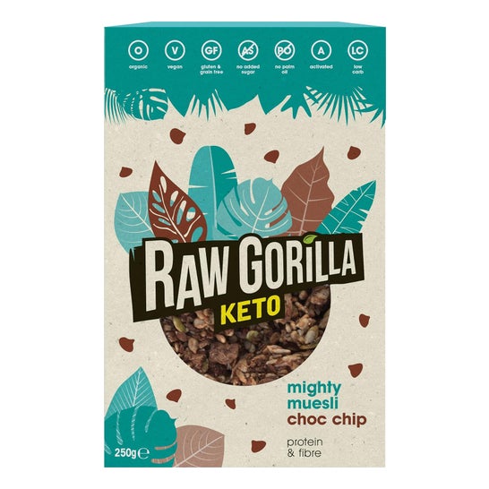 Raw Gorilla Keto Mighty Muesli Choc Chips 250 g