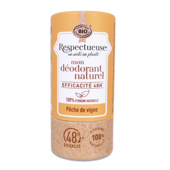 Respectueuse Déodorant solide Pêche 50 g