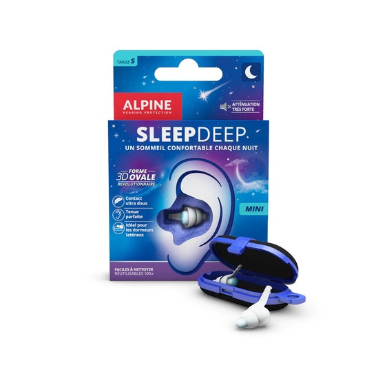 Alpine Sleepdeep Protection Auditive Sommeil Profond Taille Mini/S