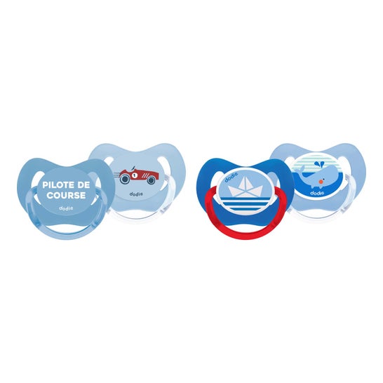 Dodie Duo Sucette Physiologique Silicone P45 +6mois 2 unités