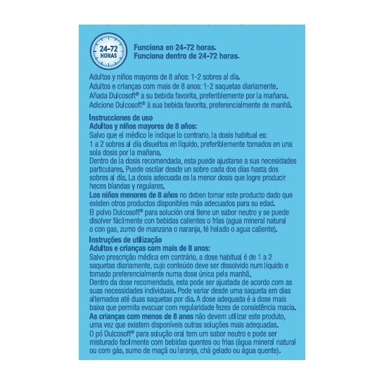 Dulcosoft 125mg 20 Sachets