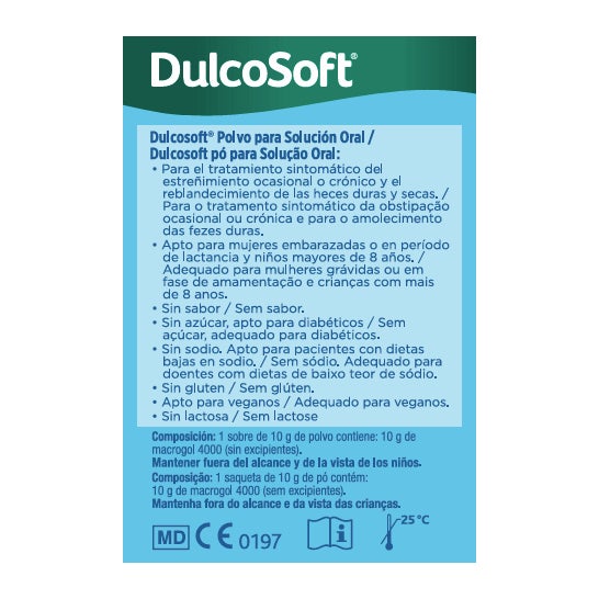 Dulcosoft 125mg 20 Sachets