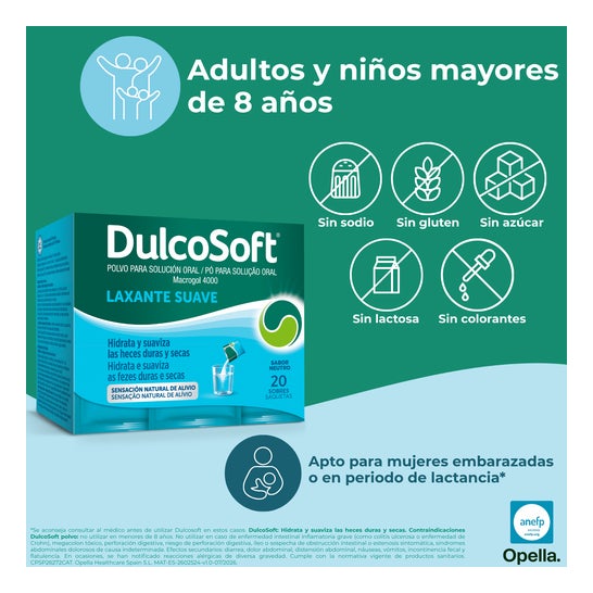 Dulcosoft 125mg 20 Sachets