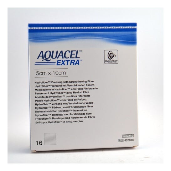 Aquacel Extra Pansements Steriles 5x10cm 10uts