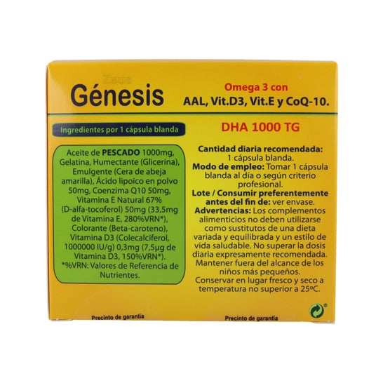 Zeus Genesis Dha Tg 1000 120 Capsules