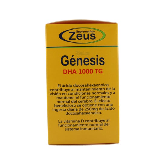 Zeus Genesis Dha Tg 1000 120 Capsules
