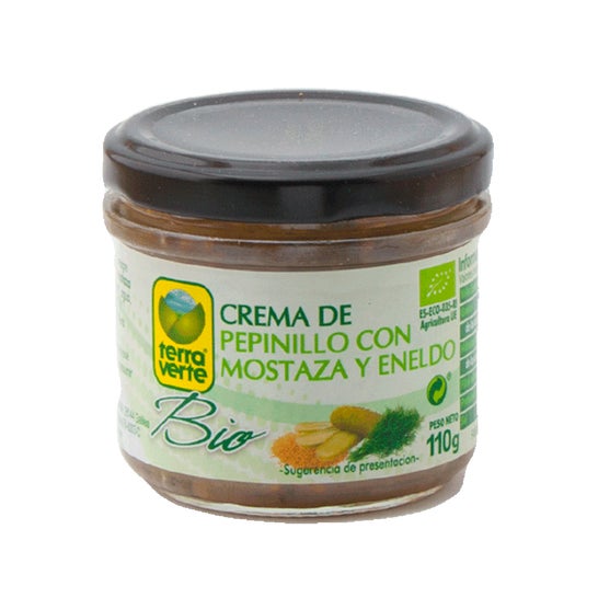 Terra Verte Crème Concombre Moutarde Aneth Bio 110g