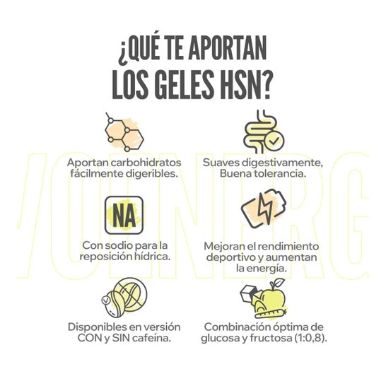 HSN Evoenergy Hydrogel Sin Cafeína Sin Sabor 70ml
