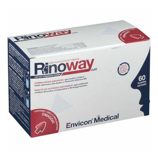 Envicon Medical Rinoway Sels Isotoniques 60 Sachets