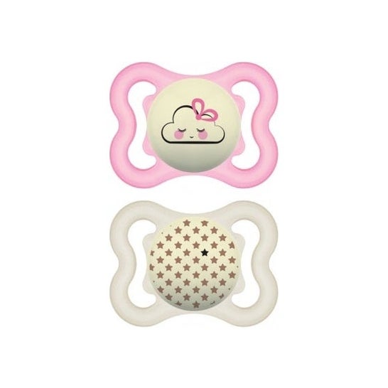 Mam Succette Supreme Nuit 2-6+ mois Silicone 2uts