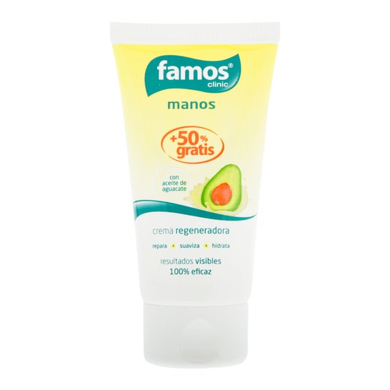 Famos Crème régénérante pour les mains à l'huile d'avocat 75ml