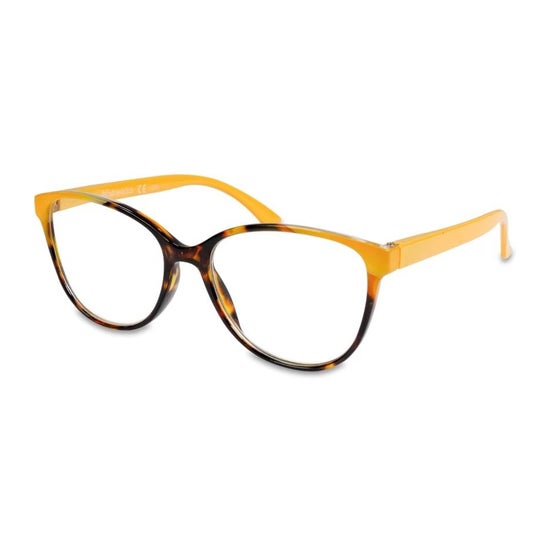 Farline Lunettes de presbytie ambre +3,00 dioptries 1 unité