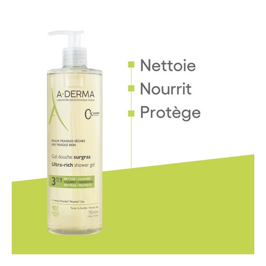 A-Derma Gel Douche Surgras 750ml