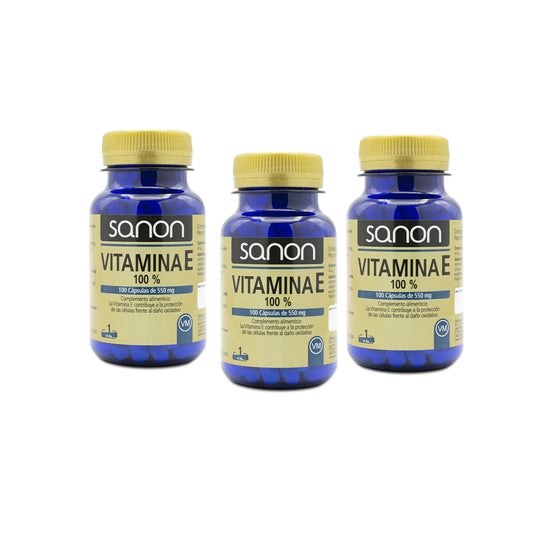 Sanon Pack Vitamine E 100% 550mg 3x100caps