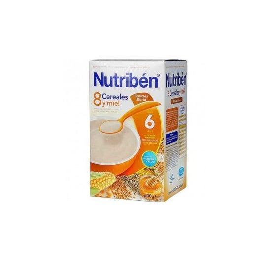 Nutribén™ 8 cereales con miel y galletas 600g