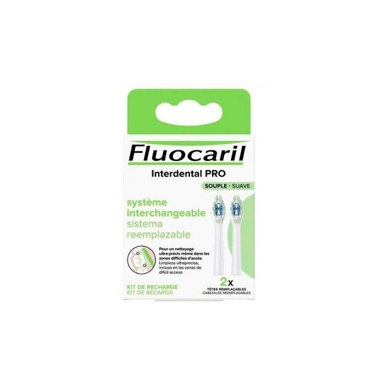 Fluocaril Brosse Dents Recharge Doux 2 uts