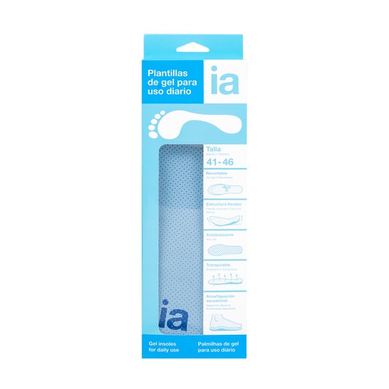 Interapothek Semelles en gel usage quotidien pointure 41-46 2 unités