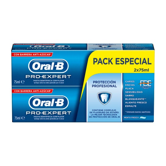 Oral-b Pasta   Pro Expert Protec Prof 75 Ml Duplo *